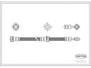 CORTECO 19032241 stabdžių žarnelė
462115M316