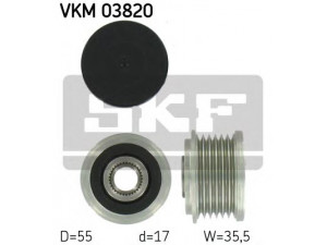 SKF VKM 03820 laisvos eigos sankaba, kint. sr. generatorius 
 Diržinė pavara -> Laisvos eigos sankaba, kint. sr. generatorius
646 150 02 60, 646 150 03 60