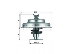MAHLE ORIGINAL TX 75 80D termostatas, aušinimo skystis 
 Aušinimo sistema -> Termostatas/tarpiklis -> Thermostat
T0697157, 1338 18, 93 501 145, 93 501 386