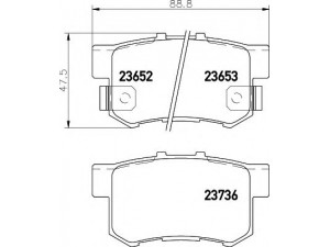 HELLA 8DB 355 009-581 stabdžių trinkelių rinkinys, diskinis stabdys 
 Techninės priežiūros dalys -> Papildomas remontas
06430S6D000, 06430SEDE60, 43022S2A000