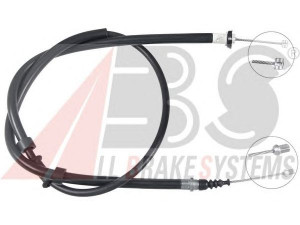 A.B.S. K19804 trosas, stovėjimo stabdys 
 Stabdžių sistema -> Valdymo svirtys/trosai
51900392