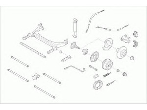 LEMFÖRDER RENAU-MEGAN-RL006 vairavimo mechanizmas; rato pakaba 
 Ašies montavimas/vairavimo mechanizmas/ratai -> Prekių paieška pagal schemą