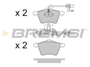 BREMSI BP3506 stabdžių trinkelių rinkinys, diskinis stabdys
1133445, 1201124, 1205695, 1237132