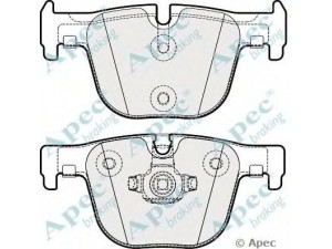 APEC braking PAD1884 stabdžių trinkelių rinkinys, diskinis stabdys 
 Techninės priežiūros dalys -> Papildomas remontas
34206799813, 34216850570