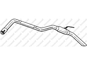 BOSAL 281-881 galinis duslintuvas 
 Išmetimo sistema -> Duslintuvas
20050-3X0MA