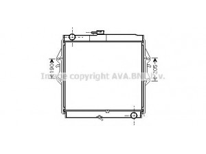 AVA QUALITY COOLING TOA2460 radiatorius, variklio aušinimas
1640067190