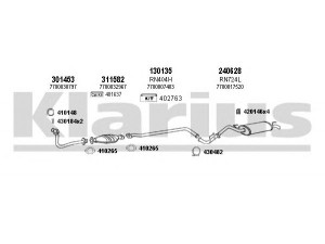 KLARIUS 720763E išmetimo sistema