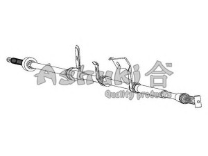 ASHUKI 1176-3108 trosas, darbinis stabdys 
 Stabdžių sistema -> Valdymo svirtys/trosai
1 987 477 875/BOSCH, 54420-81A00