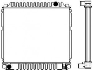 SAKURA  Automotive 1461-0329 radiatorius, variklio aušinimas