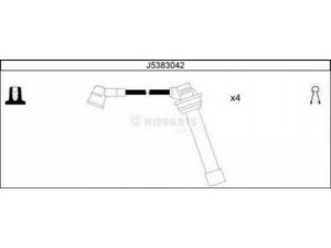 NIPPARTS J5383042 uždegimo laido komplektas 
 Kibirkšties / kaitinamasis uždegimas -> Uždegimo laidai/jungtys