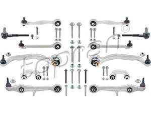 TOPRAN 114 519 jungčių komplektas, rato pakaba 
 Ašies montavimas/vairavimo mechanizmas/ratai -> Valdymo svirtis/pasukamosios svirties sujungimas -> Vairo trauklės (valdymo svirtis, išilginis balansyras, diago
4B3 498 KIT02, 4B0 407 151, 4B3 407 151A