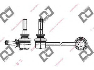 DJ PARTS DL1009 šarnyro stabilizatorius 
 Ašies montavimas/vairavimo mechanizmas/ratai -> Stabilizatorius/fiksatoriai -> Savaime išsilyginanti atrama
48810-0K010, 48810-60040, 488100K010