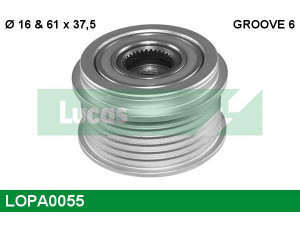 LUCAS ENGINE DRIVE LOPA0055 laisvos eigos sankaba, kint. sr. generatorius 
 Diržinė pavara -> Laisvos eigos sankaba, kint. sr. generatorius
03D903119A, 93297735