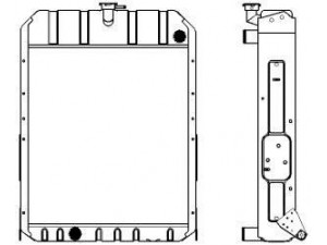 SAKURA  Automotive 1321-0502 radiatorius, variklio aušinimas