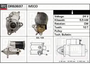 DELCO REMY DRS3897 starteris 
 Elektros įranga -> Starterio sistema -> Starteris
2995988, 42498115, 99486046