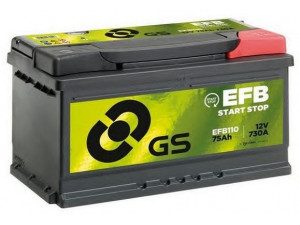 GS EFB110 starterio akumuliatorius 
 Elektros įranga -> Akumuliatorius