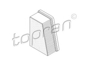 TOPRAN 207 019 oro filtras 
 Techninės priežiūros dalys -> Techninės priežiūros intervalai
1654 600 QAA, 1654 600 QAU, 44 08 341