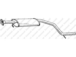 BOSAL 281-071 vidurinis duslintuvas 
 Išmetimo sistema -> Duslintuvas
1133113, 1134714, 1380891