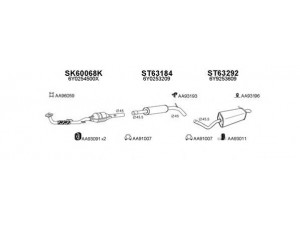 VENEPORTE 600065 išmetimo sistema