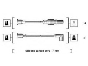 MAGNETI MARELLI 941135020696 uždegimo laido komplektas 
 Kibirkšties / kaitinamasis uždegimas -> Uždegimo laidai/jungtys
5967J7