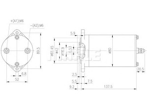 MAHLE ORIGINAL MM 137 elektrovariklis