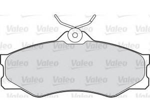 VALEO 598027 stabdžių trinkelių rinkinys, diskinis stabdys 
 Techninės priežiūros dalys -> Papildomas remontas
251698151C, 251698151F