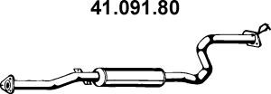 EBERSPÄCHER 41.091.80 vidurinis duslintuvas 
 Išmetimo sistema -> Duslintuvas
18220-SR3-307, 18220-SR3-A22