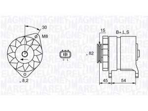 MAGNETI MARELLI 063532605010 kintamosios srovės generatorius 
 Elektros įranga -> Kint. sr. generatorius/dalys -> Kintamosios srovės generatorius
37300-42114, 37300-42203, 37300-42204