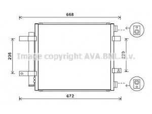 AVA QUALITY COOLING JR5053 kondensatorius, oro kondicionierius