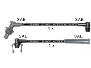BBT ZK1597 uždegimo laido komplektas 
 Kibirkšties / kaitinamasis uždegimas -> Uždegimo laidai/jungtys
77 00 857 980