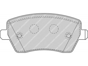 FERODO FDB1617 stabdžių trinkelių rinkinys, diskinis stabdys 
 Techninės priežiūros dalys -> Papildomas remontas
41060-8481R, 41060-AX625, 410608481R