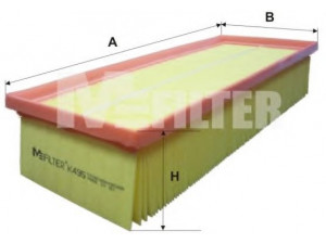 MFILTER K 495 oro filtras 
 Techninės priežiūros dalys -> Techninės priežiūros intervalai
1K0 129 620 D