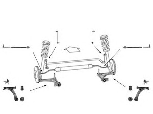 MEYLE WG0497500 vairavimo mechanizmas; rato pakaba 
 Vairavimas -> Prekių paieška pagal schemą