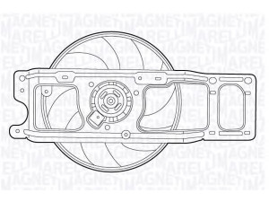 MAGNETI MARELLI 069422538010 ventiliatorius, radiatoriaus 
 Aušinimo sistema -> Oro aušinimas
7701045216, 7701048243, 7701050677