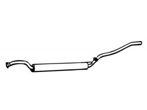 WALKER 08379 vidurinis duslintuvas 
 Išmetimo sistema -> Duslintuvas
95538707