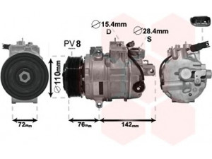 VAN WEZEL 0600K486 kompresorius, oro kondicionierius 
 Oro kondicionavimas -> Kompresorius/dalys
6452 9217 869