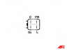 AS-PL A6030 kintamosios srovės generatorius
1X4310300CB