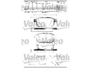 VALEO 601285 stabdžių trinkelių rinkinys, diskinis stabdys 
 Techninės priežiūros dalys -> Papildomas remontas
55800-68L00, 5580068L00