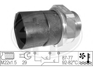 ERA 330283 temperatūros jungiklis, radiatoriaus ventiliatorius 
 Aušinimo sistema -> Siuntimo blokas, aušinimo skysčio temperatūra
701 959 481