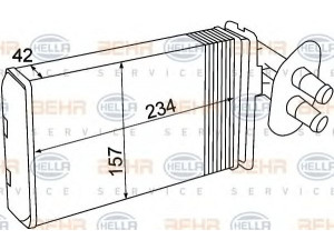 HELLA 8FH 351 308-741 šilumokaitis, salono šildymas 
 Šildymas / vėdinimas -> Šilumokaitis
701 820 031