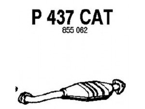 FENNO P437CAT katalizatoriaus keitiklis 
 Išmetimo sistema -> Katalizatoriaus keitiklis
BM90042, 855008, 855062