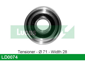 LUCAS ENGINE DRIVE LD0074 įtempiklio skriemulys, paskirstymo diržas
4443446