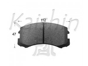 KAISHIN D6127 stabdžių trinkelių rinkinys, diskinis stabdys 
 Techninės priežiūros dalys -> Papildomas remontas
MN116764