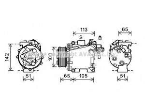 AVA QUALITY COOLING HDK278 kompresorius, oro kondicionierius 
 Oro kondicionavimas -> Kompresorius/dalys
38810RSPE01