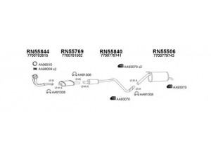 VENEPORTE 550303 išmetimo sistema 
 Išmetimo sistema -> Išmetimo sistema, visa
