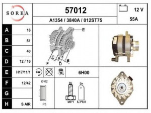 EAI 57012 kintamosios srovės generatorius