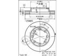 BREMBO 09.7699.10 stabdžių diskas
12549137