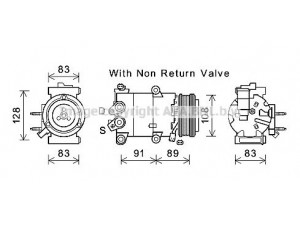 AVA QUALITY COOLING FDK588 kompresorius, oro kondicionierius 
 Oro kondicionavimas -> Kompresorius/dalys
1768027, 1779457, 1828394, 5167887