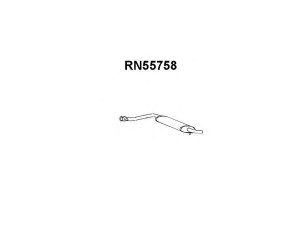 VENEPORTE RN55758 priekinis duslintuvas 
 Išmetimo sistema -> Duslintuvas
7700690235
