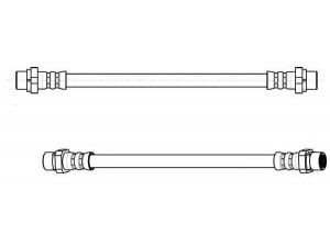 FERODO FHY2855 stabdžių žarnelė 
 Stabdžių sistema -> Stabdžių žarnelės
34326776867, 34326788439, 34326853745